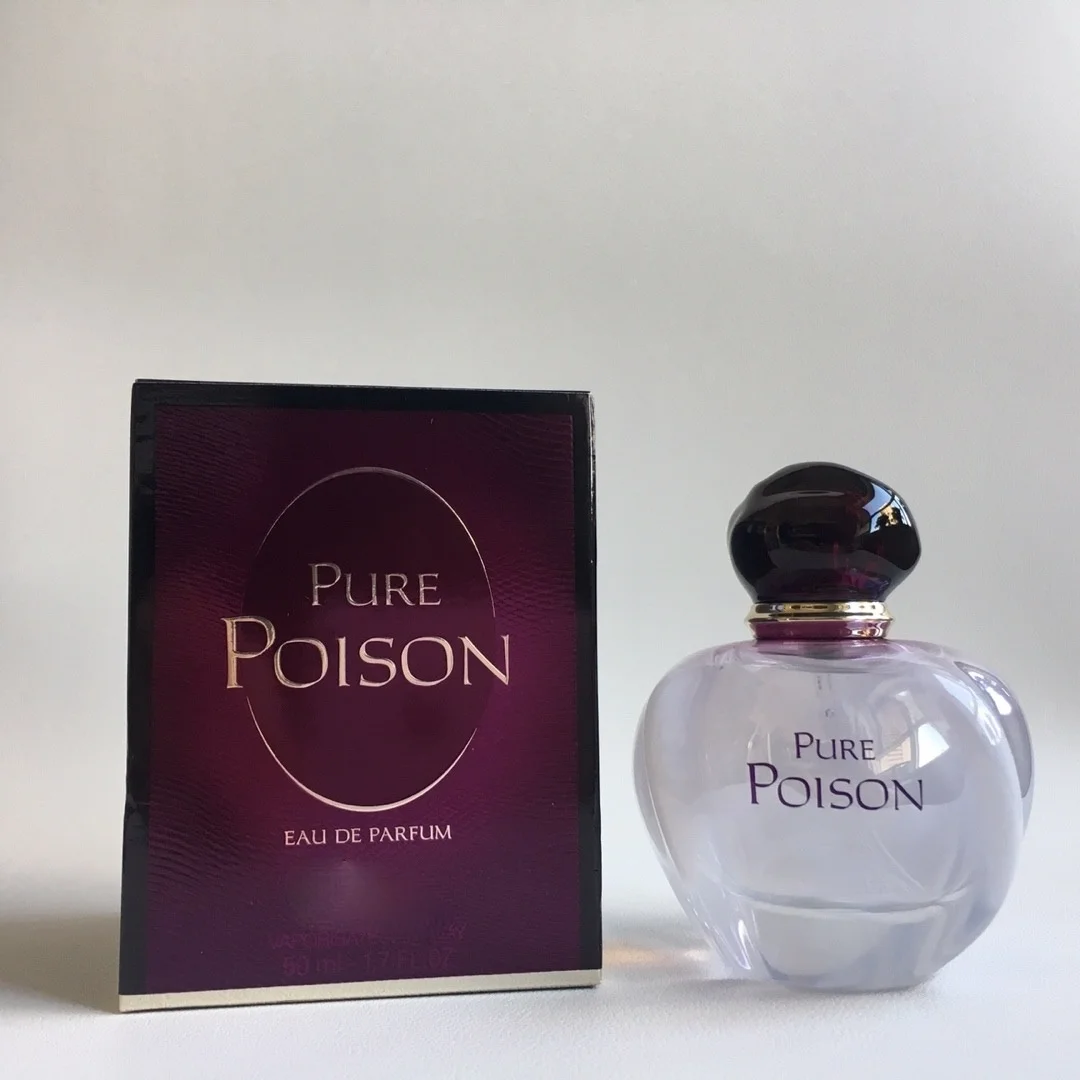 

100ML S+ Quality Version C0py Christian D iors Pure Po ison Eau De EDP Parfume Spray Womens, Transparent