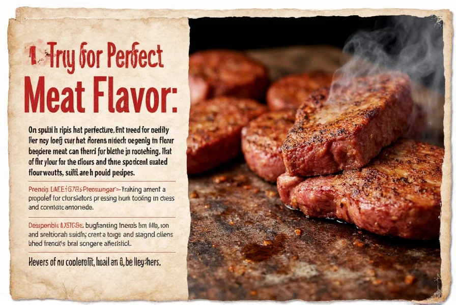 Grilled steak with herbs and spices