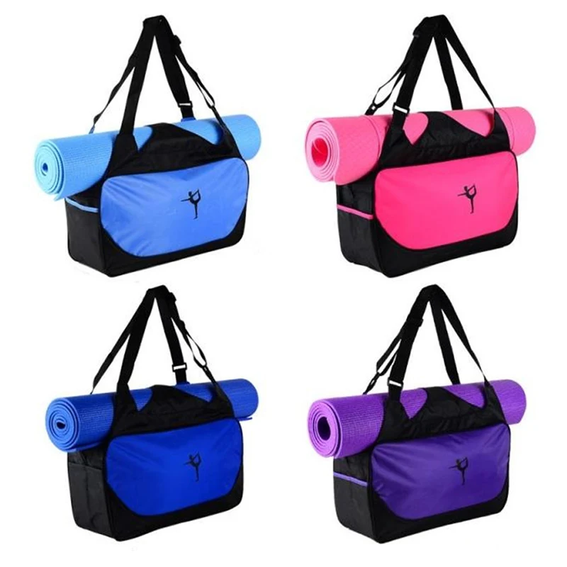 

Wholesale hot sales high capacity unisex gym waterproof yoga mat bag, Mix color