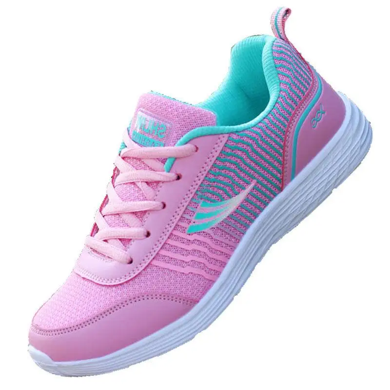 

Hot sale breathable colorful women sport causal shoes and travel sneakers