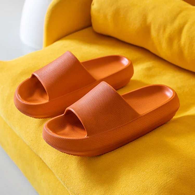 

Free Samples Best Quality 4 color AMZ Hot sale 2021 flip flops women's yeezy slides EVA footwear bathroom slippers for women, Orange black yellow pink