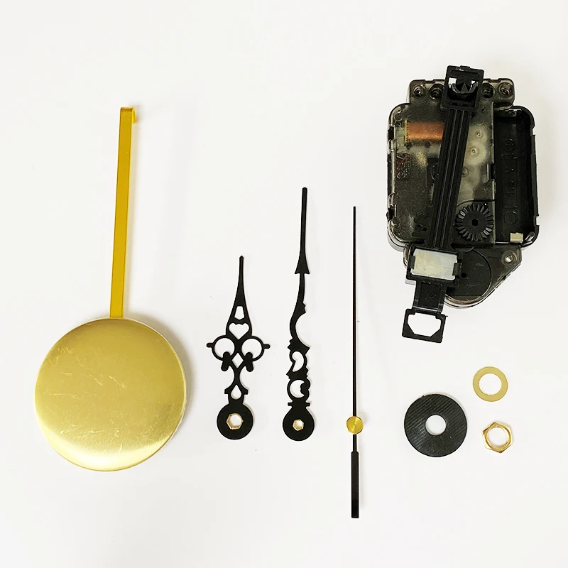 

Pendulum type quartz Clock Movement with hands and Pendulum Bob for clock repair
