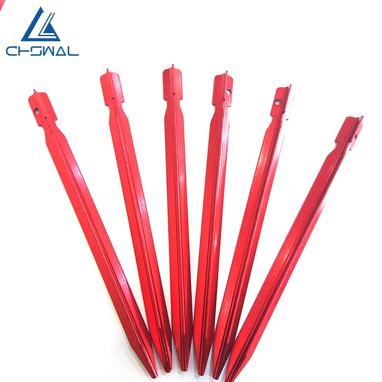 

Aluminium Alloy Tent Stakes Pegs Aluminum Alloy Tent Pegs, Custom made