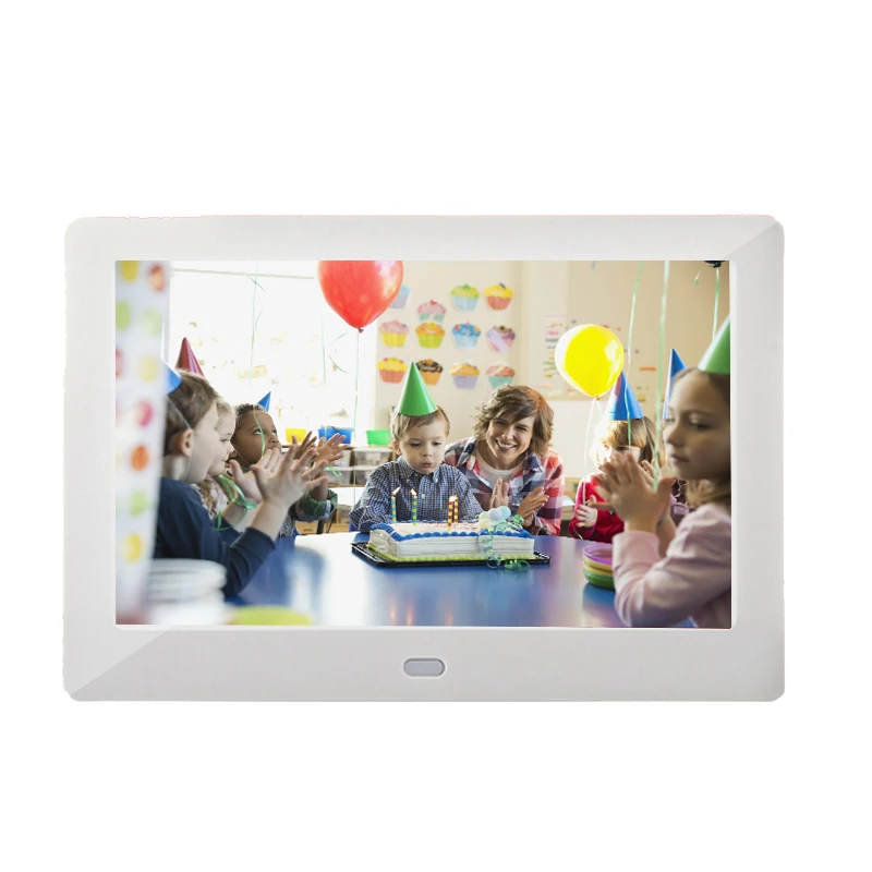 

7 Inch Thin Wall Mount Lcd Digital Photo Frame loop video
