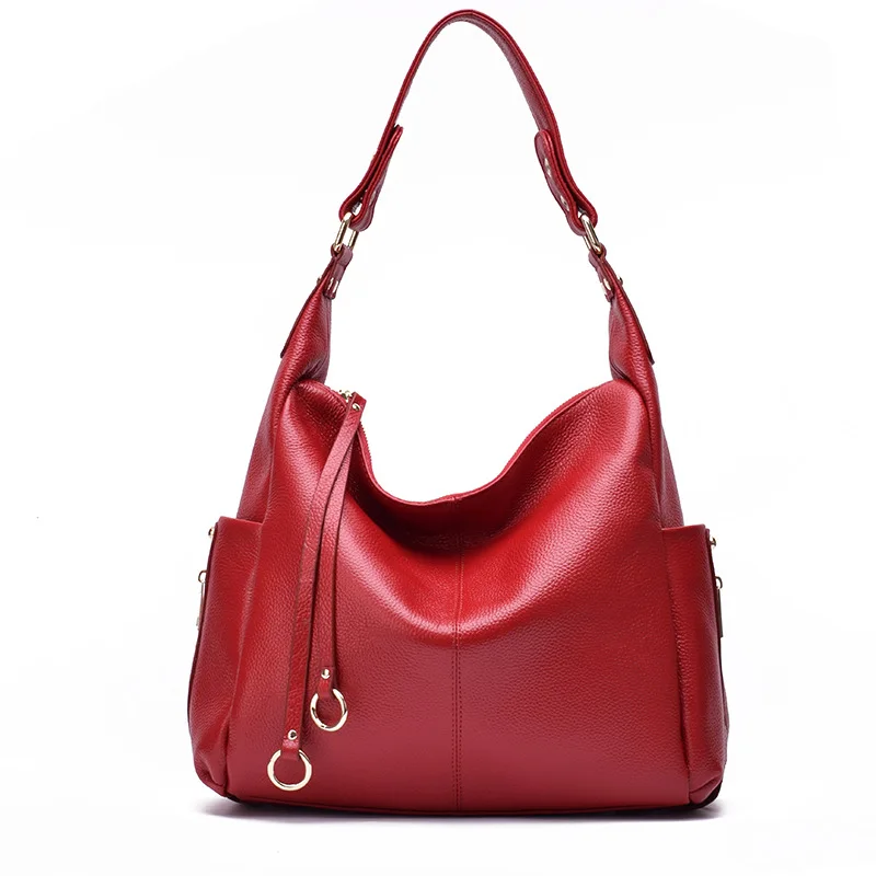 

European and American new arrivals handbag shoulder commuter casual large red handbag women's bags 2020 ladies hand bags handbag