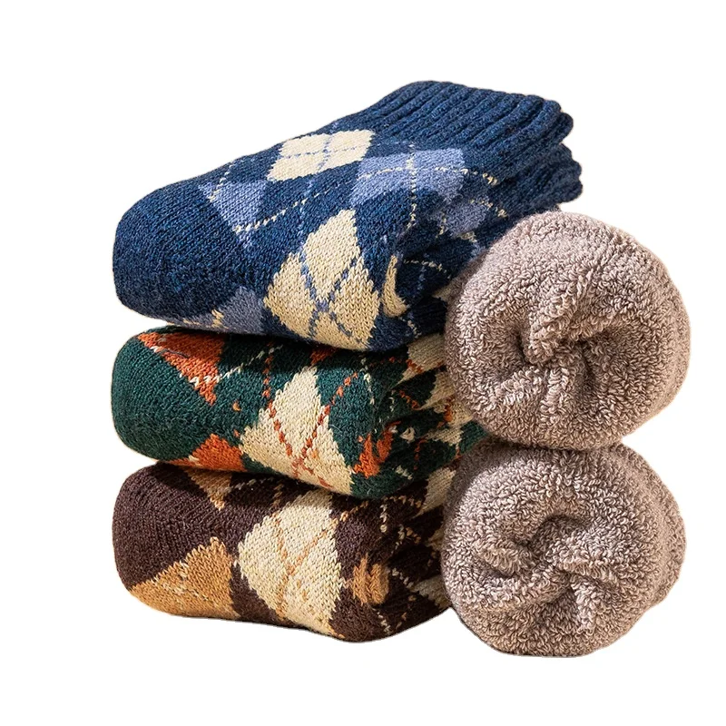 

2023 New Super Thick Cozy Knit Warm Wool Socks Women Winter Socks