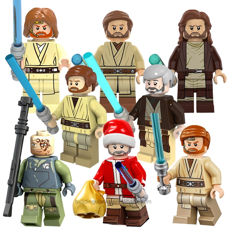 

StarWars New Movie Obi-Wan Anakin Kenobi Yoda Vader Mini Model Building Block Figure Toy Bricks Christmas Gift Jugueues