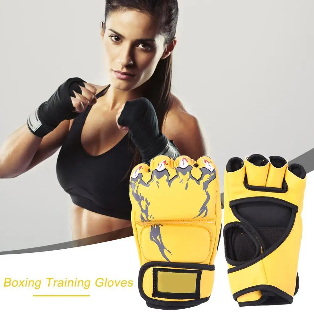 

Durable Classic Delicate Half Finger Fight fights Sanda Karate Sandbag Protector for Kick Boxing