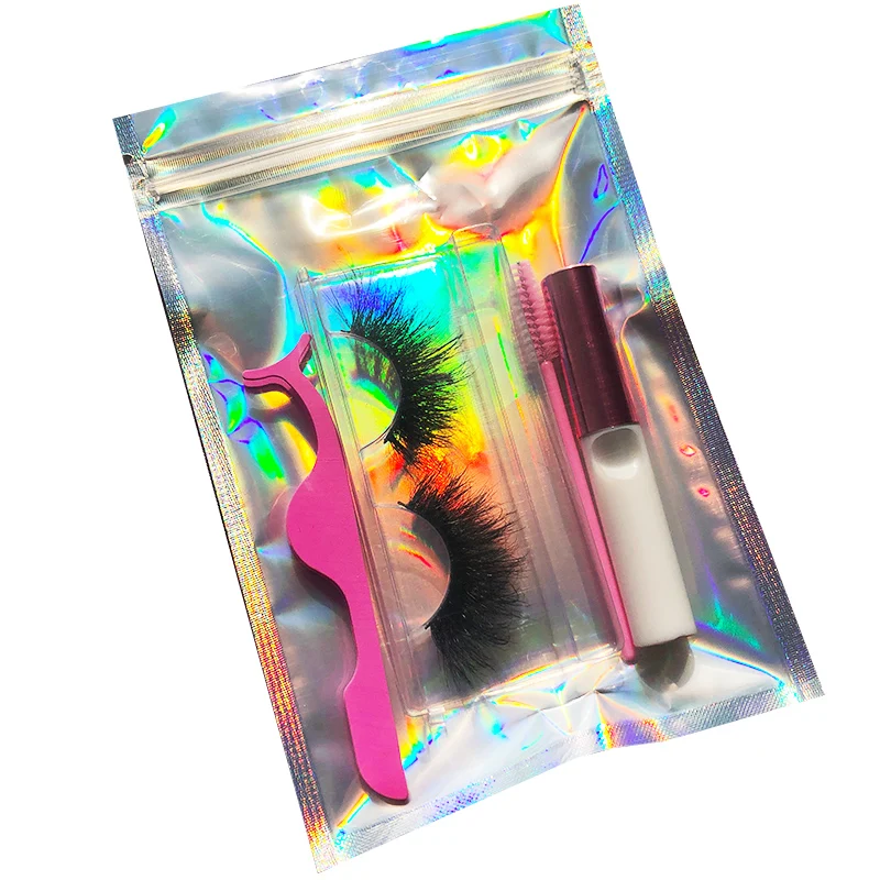 

Lash kit Custom packaging bag eyelash tweezers eyelash glue 25 mm 3d mink eyelash