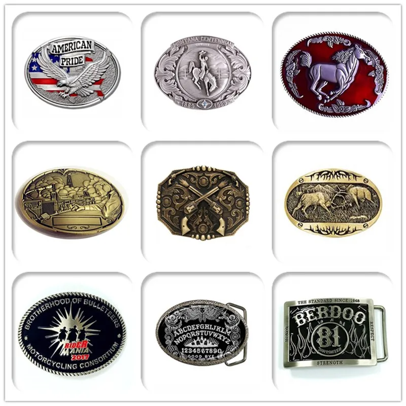 Free Design Custom Belt Buckles Metal Wholesale Initials With Custom