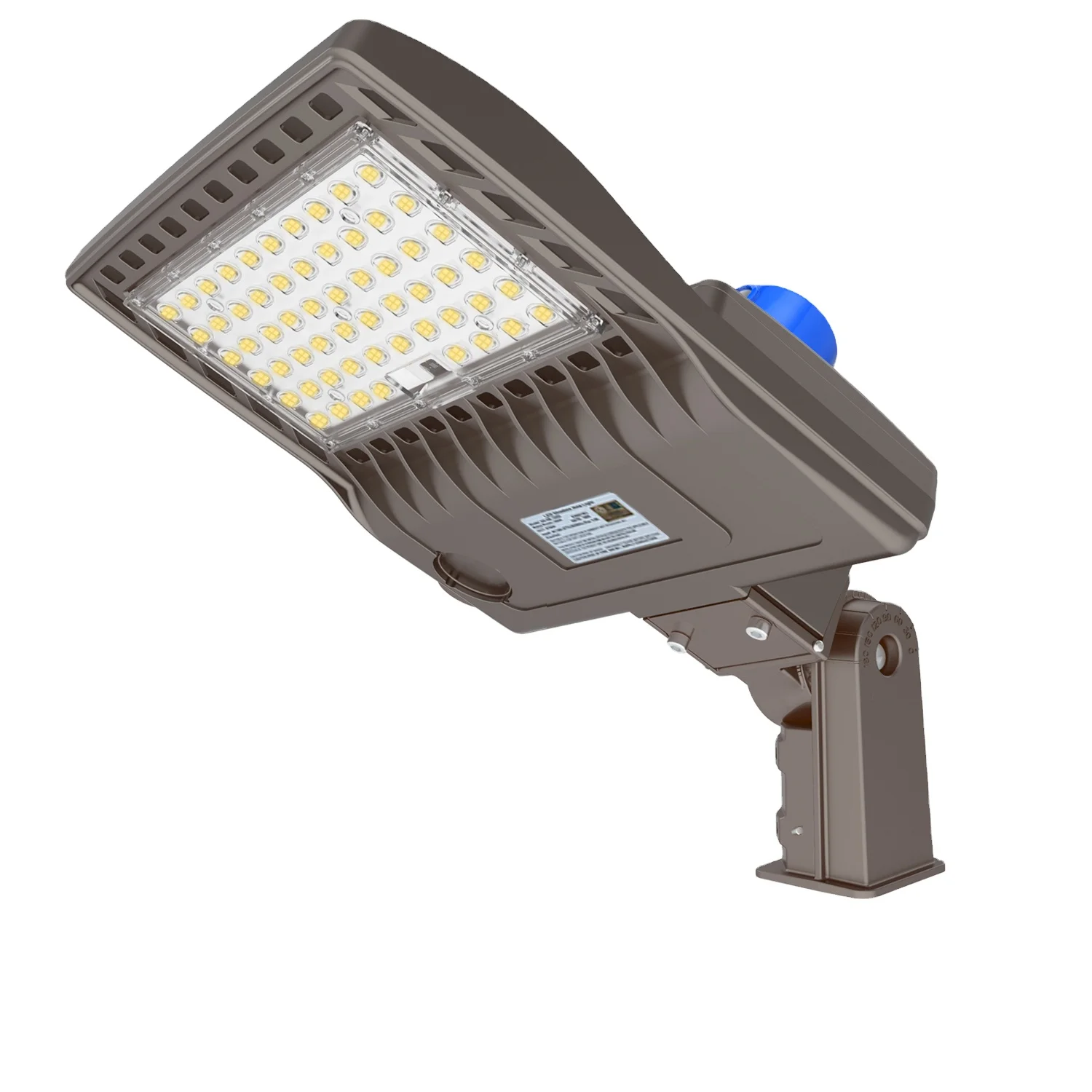 

UL DLC LED shoe box light fixture 150Watt Aluminum residential area light slipfitter HPS 320W AC120V