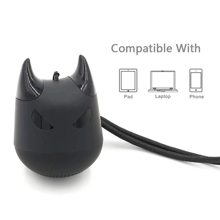 Little Devil Wireless Speaker Mini Portable EMO Speaker Soundbar Super Bass Boombox Sound - ANKUX.COM