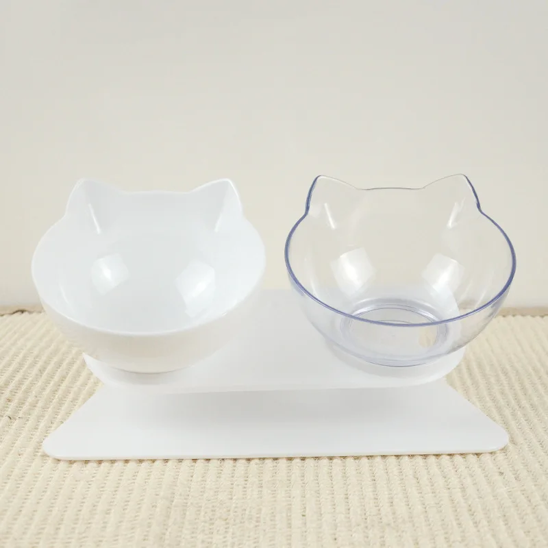 

Cat Dog Bowls With Raised Stand Pet Food & Water Bowls For Cats Dogs Feeders Pet Products Cat Dogs Bowl