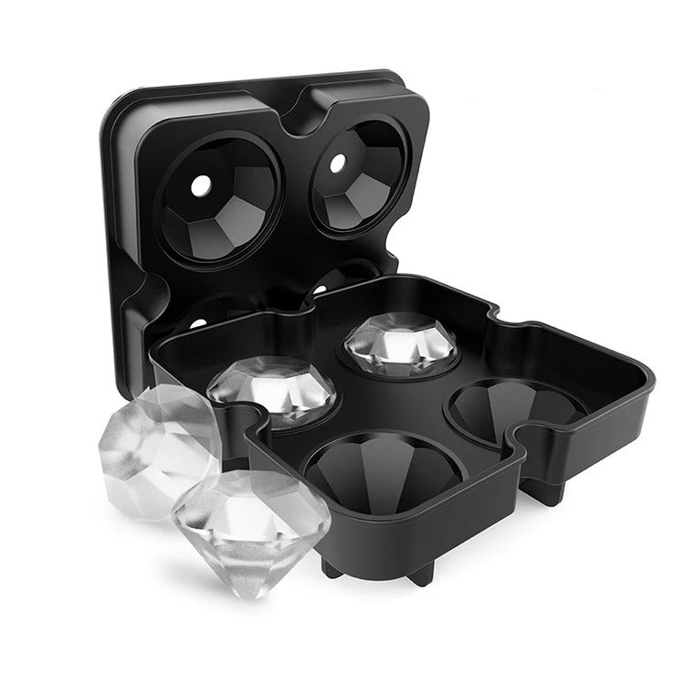 

Ice Cube Molds Silicone Diamond Ice Cube Tray Diamond Ice Cube Moulds