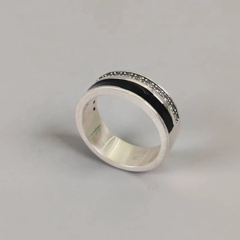 

minimalist fashion jewelry 925 sterling silver rings women drop rubber zircon gift sterling silver 925 jewellery, White gold (rose gold, yellow are avaliable)