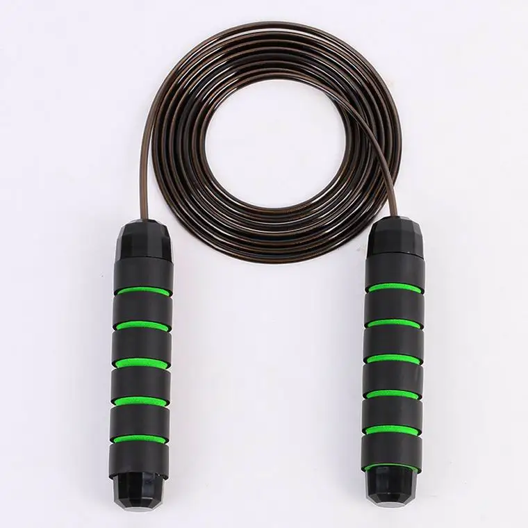 

Amazon Hot Selling Weighted Ropeless Colored Cable Personalized PVC Screw Jump Rope Set Case Soft Beaded Wheigt PVC Jump Rope, 4 colors