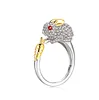 ZR001 Zodiac Rings Female Opening Plated Platinum Animal Rings Japan and South Korea Version Of Fashion Accessories