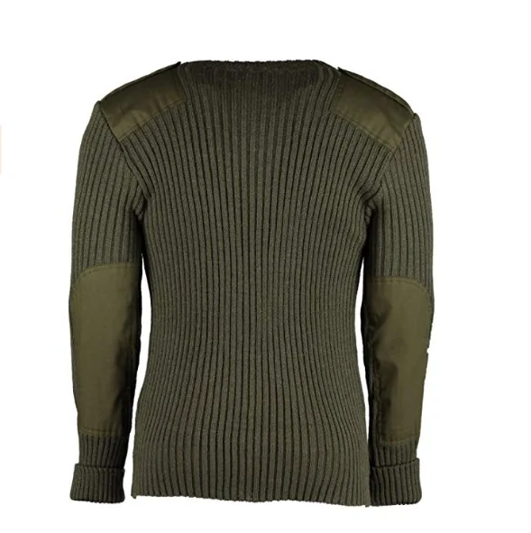 hbs14 army men v neck 3 colors camouflage sweater knitted