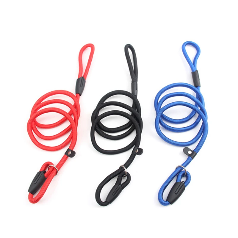 

Diameter Nylon Rope Pet Strap Strong Round Dog Slip Training Leash Walking Lead Collar Puppy Supplies