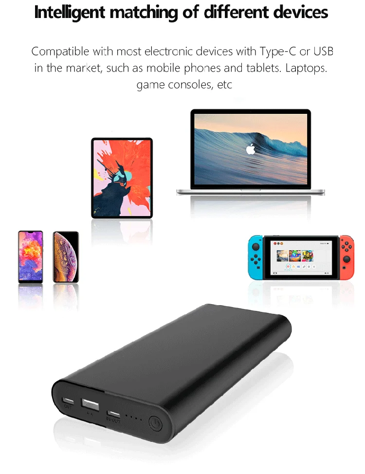 2021 electronic Portable Charger 26800mAh mini powerbank 30000mah 100w 130w max - ANKUX.COM