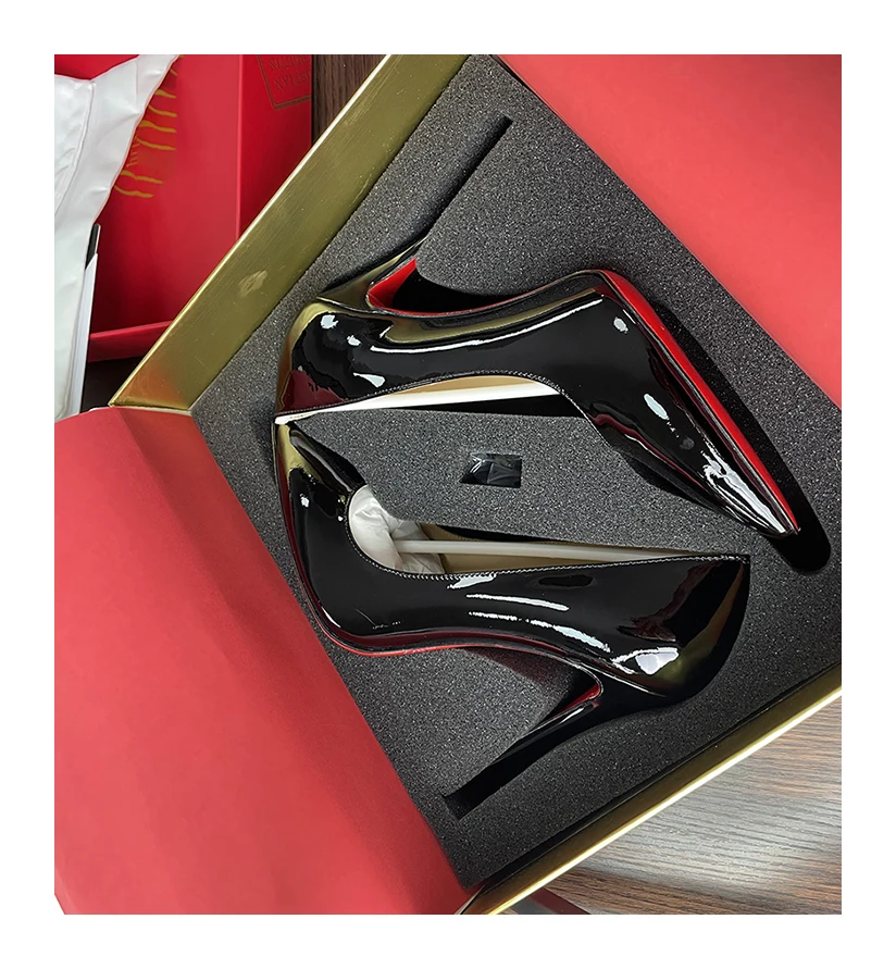 

Red bottoms heels women luxury designer high heel party wedding glitter Pumps, Customized color