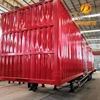 express special carriage customized van or container or cargo box with skeleton semi trailer on sale