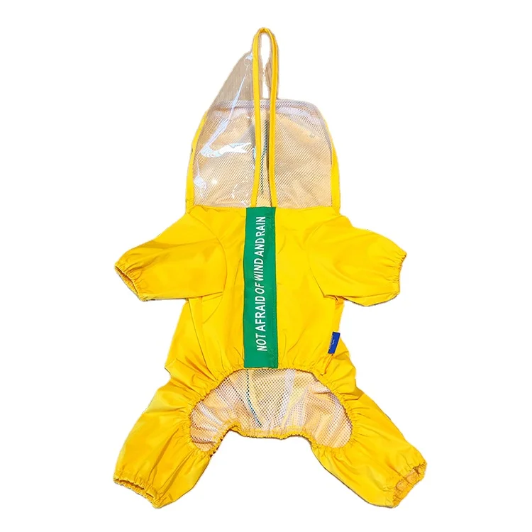 

Manufacturer direct wholesale waterproof Shiba Inu Corgi poncho dog dinosaur raincoat pet clothes