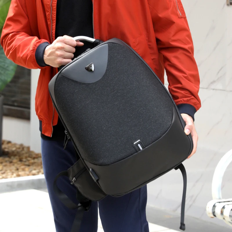 

ARCTIC HUNTER Fashion anti-theft travel backpack anti theft package bag Amazon backpacks, Black,dark grey,light grey