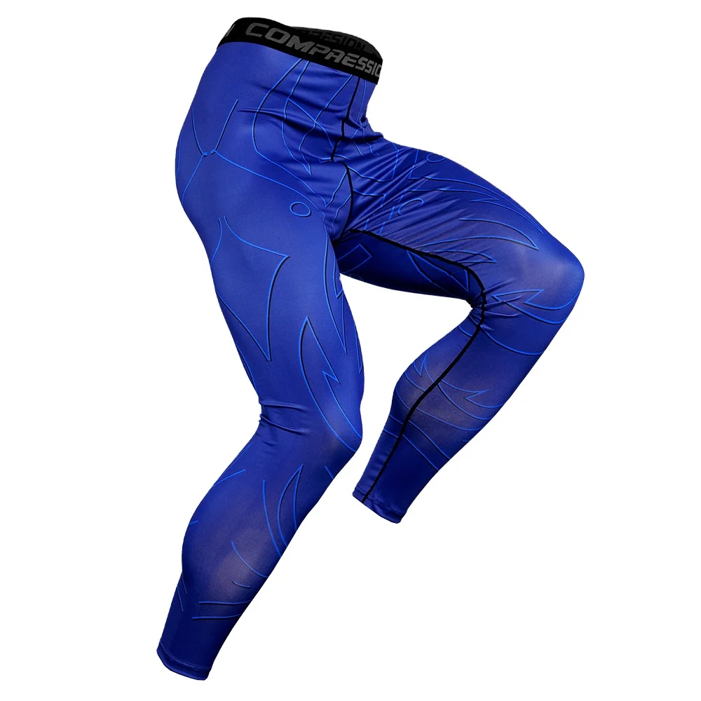 

Autumn men's sports trousers popular tight blue fitness basketball trousers leisure and fashion