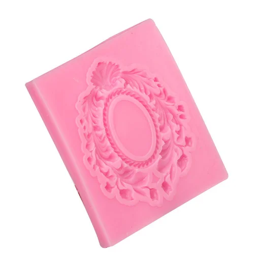 

LOVE'N LV541C DIY European style mirror frame embossed photo frame hollowed out flip sugar decorative baking silicone mold