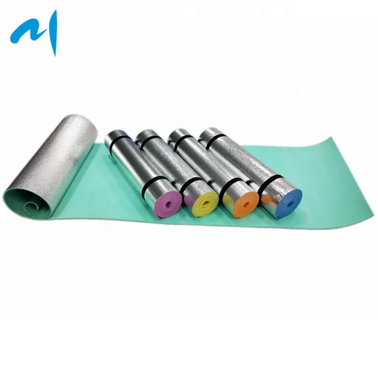 

180 x 50 or 60 cm Moisture-Proof Outdoor EVA foam with Aluminum Foil Camping mat, Blue, pink, black, yellow, purple, green,orange, grey