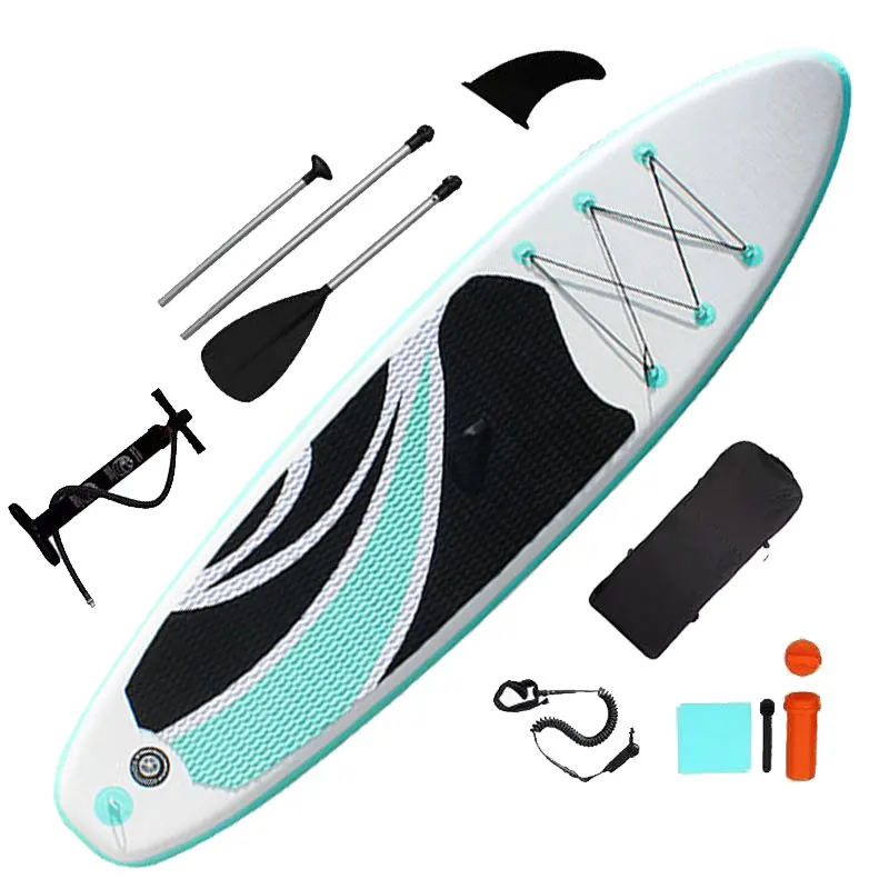 

Wholesale Good quality double layer paddleboard surfboard for sale cheap surfboard surf paddle board, Blue/white