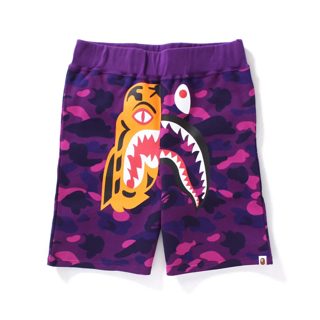 

2021 Amz Taobaoonline Summer Bape Short Pants Ape Shark Slogan Graphic Shorts Casual Street Women Man Unisex Boy Ape Pants