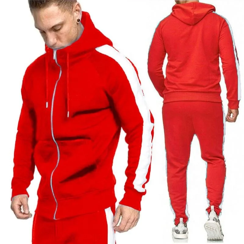 

Sportswear Hoodies Tracksuit Long Sleeve Tracksuit Zip Up Warm Tracksuit SportsWear Man Hoodies Jogging For Man