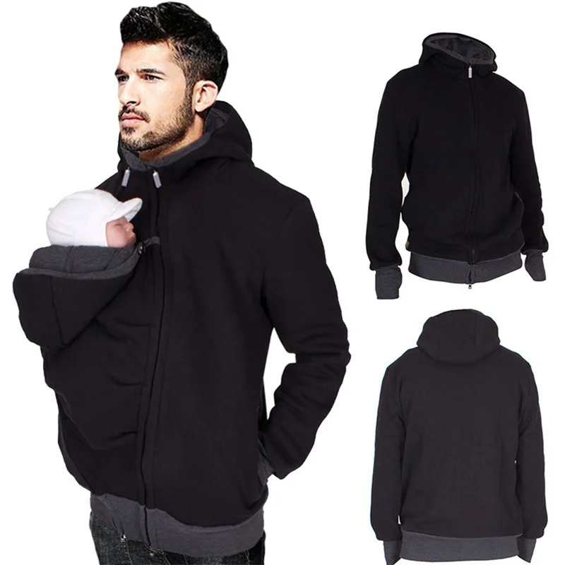 

QC - CF0268 Baby Carry Cot Fashion men hoodie jacket zip up fashion winter &fall fashion solid color men's hoodies & sweatshirts, Customized color
