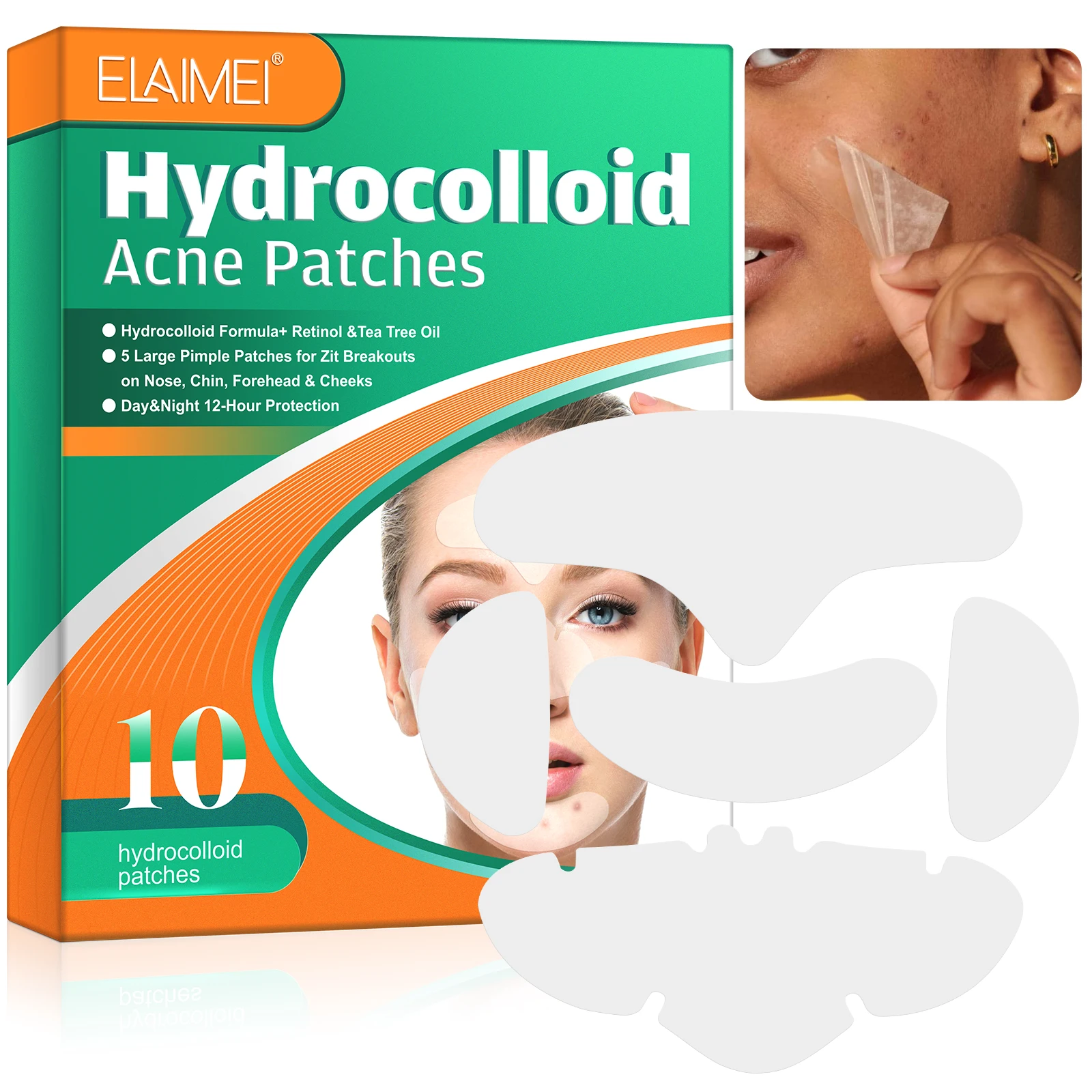 

Elaimei Universal Hydrocolloid Acne Patches Acne Pimple Master Patch Similar Skin Care Spot Patch