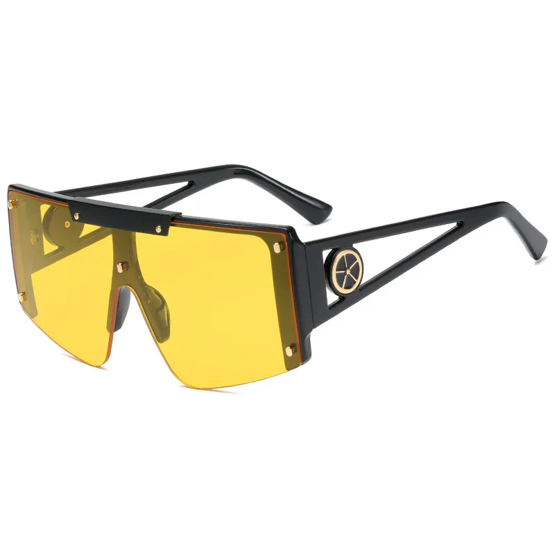 

Girls Pink Wholsale Logo Trendy Unisex Luxury Big Sunglasses