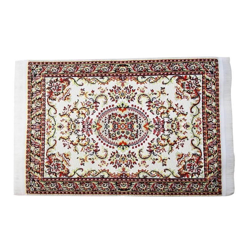 

1:12 Persian Rug Mini Carpet Diorama Decoration Dollhouse Miniature Accessories