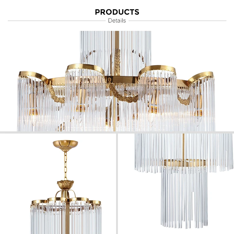 modern brass living room pendant light