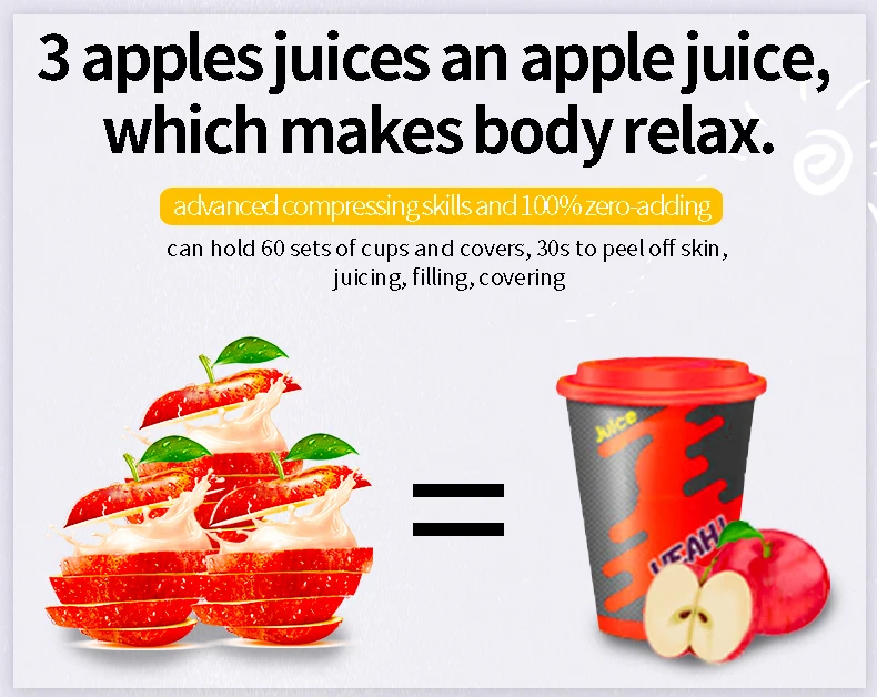 Freshly Orange Apple Juicer Vending Machine Instant Coffee Juice Tea