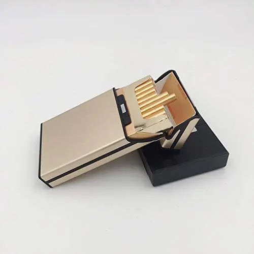 
Aluminum Cigarette Case With The Magnet Pocket Box Holder Container Storage Pack Case for women 