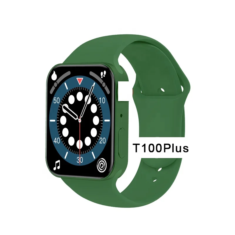 

2022 New Iwo Sport Wearable Device T100plus Smart Watch Body Temperature Reloj Inteligente Smartwatch T100 Plus Seri 7