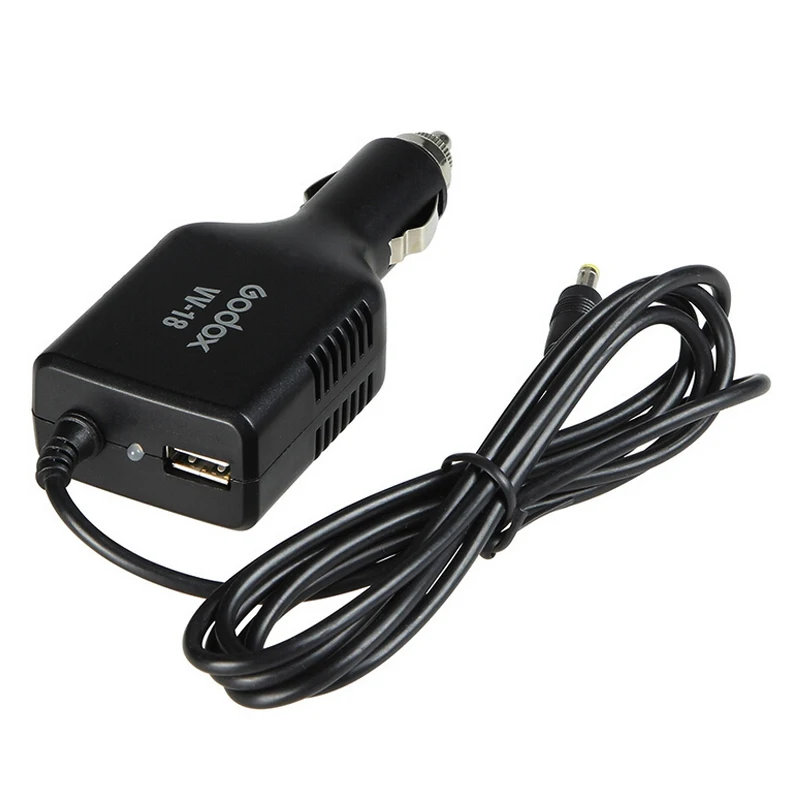 

inlighttech Godox VV-18 car Power charger for Godox camera flash V850/V860C/V860N Free Shipping, Other