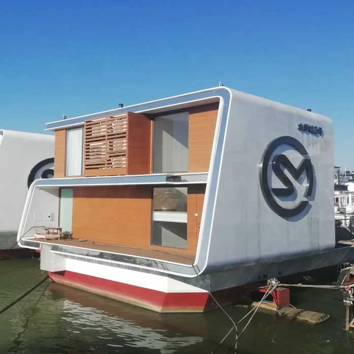 
Customized House Boat Floating House Hotel for Entertainment Luxury Yacht 