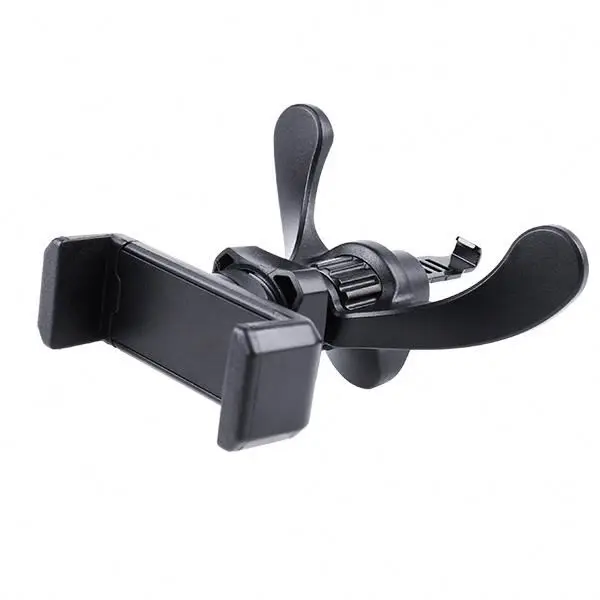 

Car air vent mobile phone holder REKr5 smallest mobile phone holder, Black