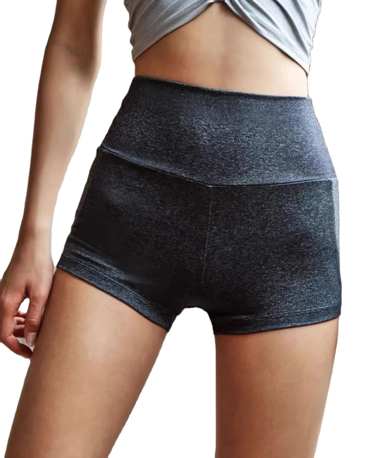 

Women's High Waist Bike Shorts with Pockets Workout Sports Athletic Running Biker Yoga Shorts