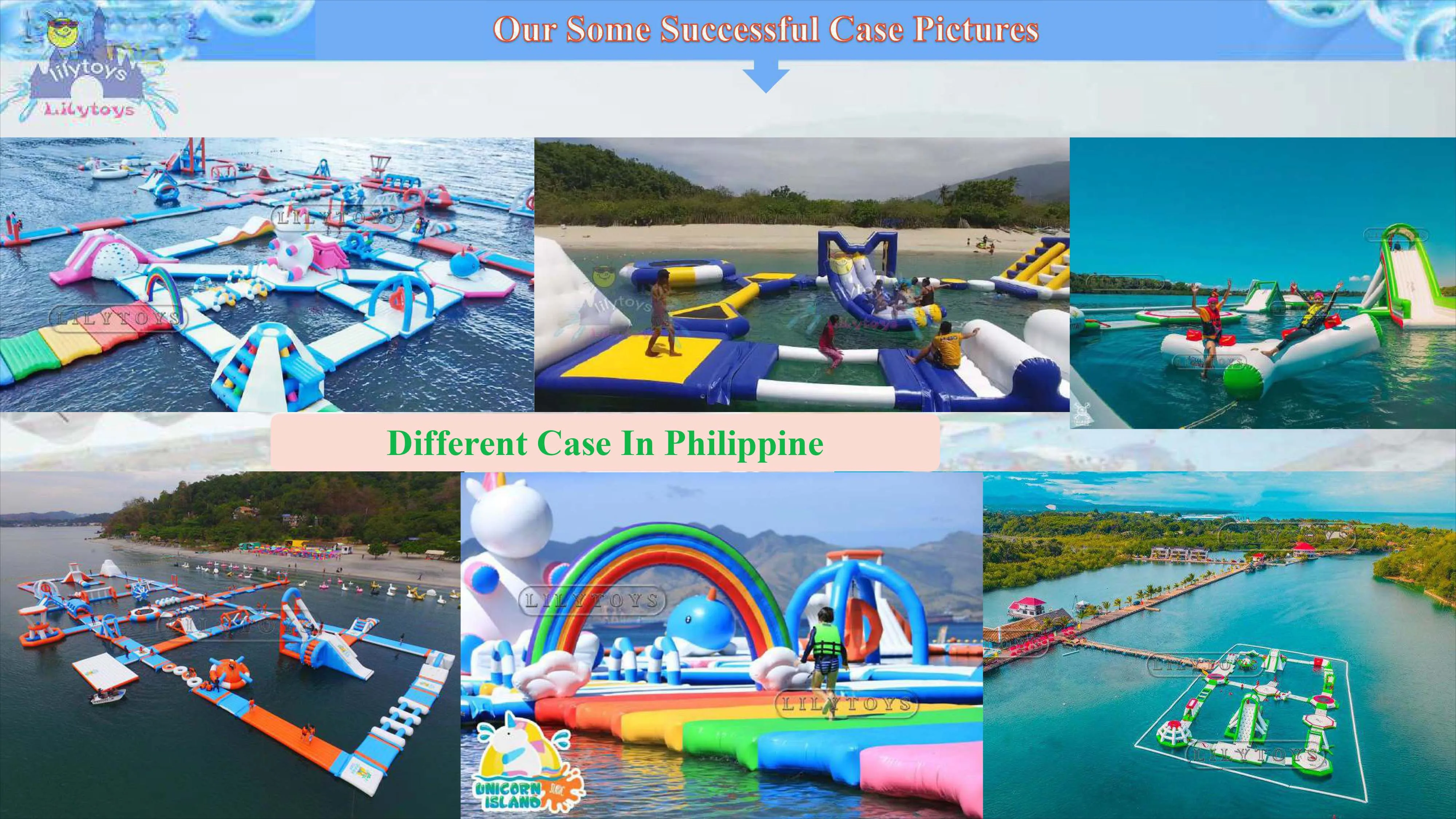 Inflatables Water Park Aqua Park Commercial Inflatable Water Park