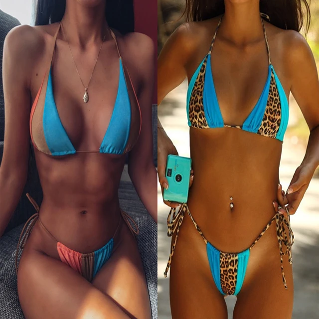 

GX27W Free shipping bikinis mujer 2019 sexy fashion micro bikini oil dance, Picture