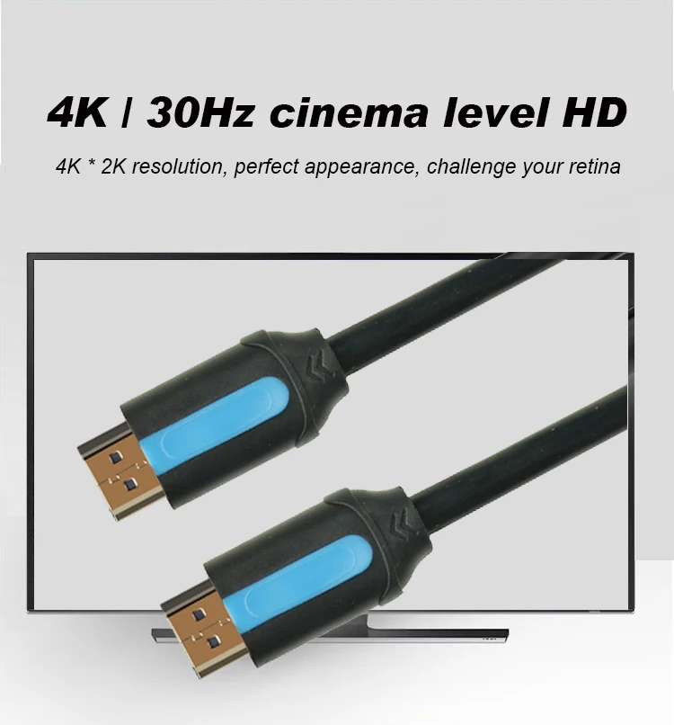 SIPU high speed hdmi cable 4K oem support 3d to 1.5m gold connector hdmi cable - ANKUX.COM