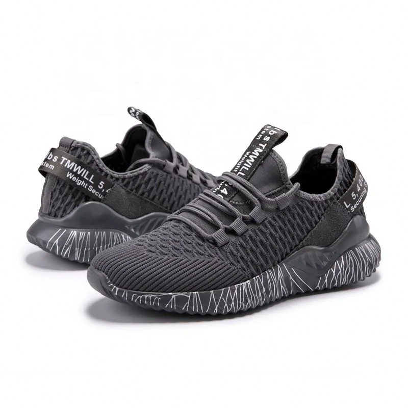 

High Quality Woven Elastic Fly Knit Yezzy Zapatillas Men's Casual Running Sneakers Fitness Sport Shoes